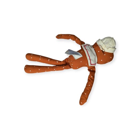 Vintage Nabisco 10" Tall Mr. Salty Stuffed Plush Pretzel Doll Sailor Hat - Picture 4 of 11